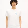 Kenzo Tulip’ Embroidered Slim T-Shirt in Cotton