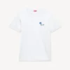 Kenzo Tulip’ Embroidered Slim T-Shirt in Cotton