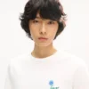 Kenzo Tulip’ Embroidered Slim T-Shirt in Cotton