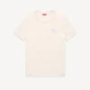 Kenzo Tulip’ Embroidered Top in Spongy Cotton