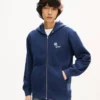 Kenzo Tulip’ Embroidered Zip up Hoodie in Cotton