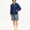 Kenzo Tulip’ Embroidered Zip up Hoodie in Cotton