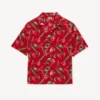 Kenzo Tulip’ Hawaiian Short Sleeve Shirt in Cotton
