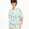 Kenzo Tulip’ Hawaiian Short Sleeve Shirt in Cotton