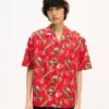 Kenzo Tulip’ Hawaiian Short Sleeve Shirt in Cotton