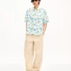 Kenzo Tulip’ Hawaiian Short Sleeve Shirt in Cotton