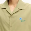 Kenzo Tulip’ Hawaiian Short Sleeve Shirt in Cotton Poplin