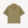 Kenzo Tulip’ Hawaiian Short Sleeve Shirt in Cotton Poplin
