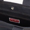 Kenzo Tulip’ Large Tote Bag in Denim-Like Twill