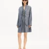 Kenzo Tulip’ Light Workwear Jacket in Washed Mixed Linen Denim
