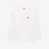 Kenzo Tulip’ Long Sleeves Relax T-Shirt in Cotton