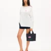 Kenzo Tulip’ Long Sleeves Relax T-Shirt in Cotton