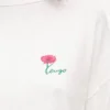 Kenzo Tulip’ Long Sleeves Relax T-Shirt in Cotton