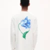 Kenzo Tulip’ Long Sleeves T-Shirt in Cotton
