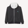 Kenzo Tulip’ Reversible Zip up Hoodie in Cotton