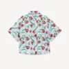 Kenzo Tulip’ Short Sleeve Shirt in Cotton Poplin