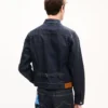 Kenzo Tulip’ Slim Pleated Trucker Jacket in Japanese Denim