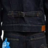 Kenzo Tulip’ Slim Pleated Trucker Jacket in Japanese Denim