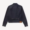 Kenzo Tulip’ Slim Pleated Trucker Jacket in Japanese Denim
