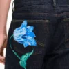 Kenzo Tulip’ Straight Fit Jeans in Japanese Denim