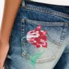 Kenzo Tulip’ Straight Pants in Japanese Denim