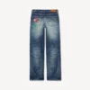 Kenzo Tulip’ Straight Pants in Japanese Denim