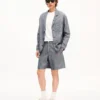 Kenzo Tulip’ Straight Short in Cotton Linen