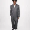 Kenzo Weave’ Adjusted Tailored Kimono Jacket in Wool Jacquard