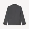 Kenzo Weave’ Adjusted Tailored Kimono Jacket in Wool Jacquard