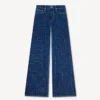 Kenzo Weave’ Ayame Wide Pants in Japanese Denim