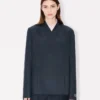 Kenzo Weave’ Kimono Blazer in Wool Jacquard