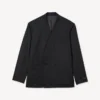 Kenzo Weave’ Kimono Tailored Jacket in Wool Jacquard