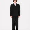 Kenzo Weave’ Kimono Tailored Jacket in Wool Jacquard