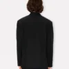Kenzo Weave’ Kimono Tailored Jacket in Wool Jacquard