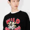 Kenzo Wild Tiger’ Jumper in Wool Cotton