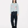 Kenzo Winter Holidays’ Embroidered Cardigan in Wool