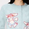 Kenzo Winter Holidays’ Embroidered Cardigan in Wool