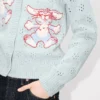 Kenzo Winter Holidays’ Embroidered Cardigan in Wool