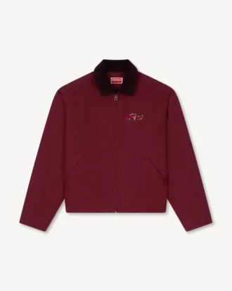 Kenzo Winter Holidays’ Embroidered Utility Jacket in Cotton
