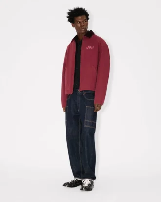 Kenzo Winter Holidays’ Embroidered Utility Jacket in Cotton