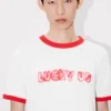 Kenzo Words’ Slim T-Shirt in Cotton