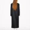Kimono Coat in Virgin Wool and Silk