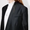 Kimono Coat in Virgin Wool and Silk