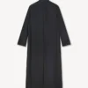 Kimono Coat in Virgin Wool and Silk