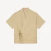 Kimono Shirt in Cotton Ripstop