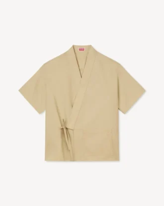 Kimono Shirt in Cotton Ripstop