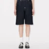 Low-Waist Boyfriend Bermuda in Japanese Denim