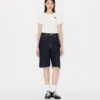 Low-Waist Boyfriend Bermuda in Japanese Denim
