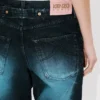 Low-Waist Boyfriend Jeans in Japanese Denim