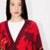 Lunar New Year’ Cardigan in Mixed Cotton and Wool